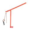 91.4 Cm T Post Puller, Heavy Duty Fence Post Pullers with Puller Plate & 119 Cm Lifting Chain, Labor-Saving T-Post Remover Tool for Round Fence Posts,