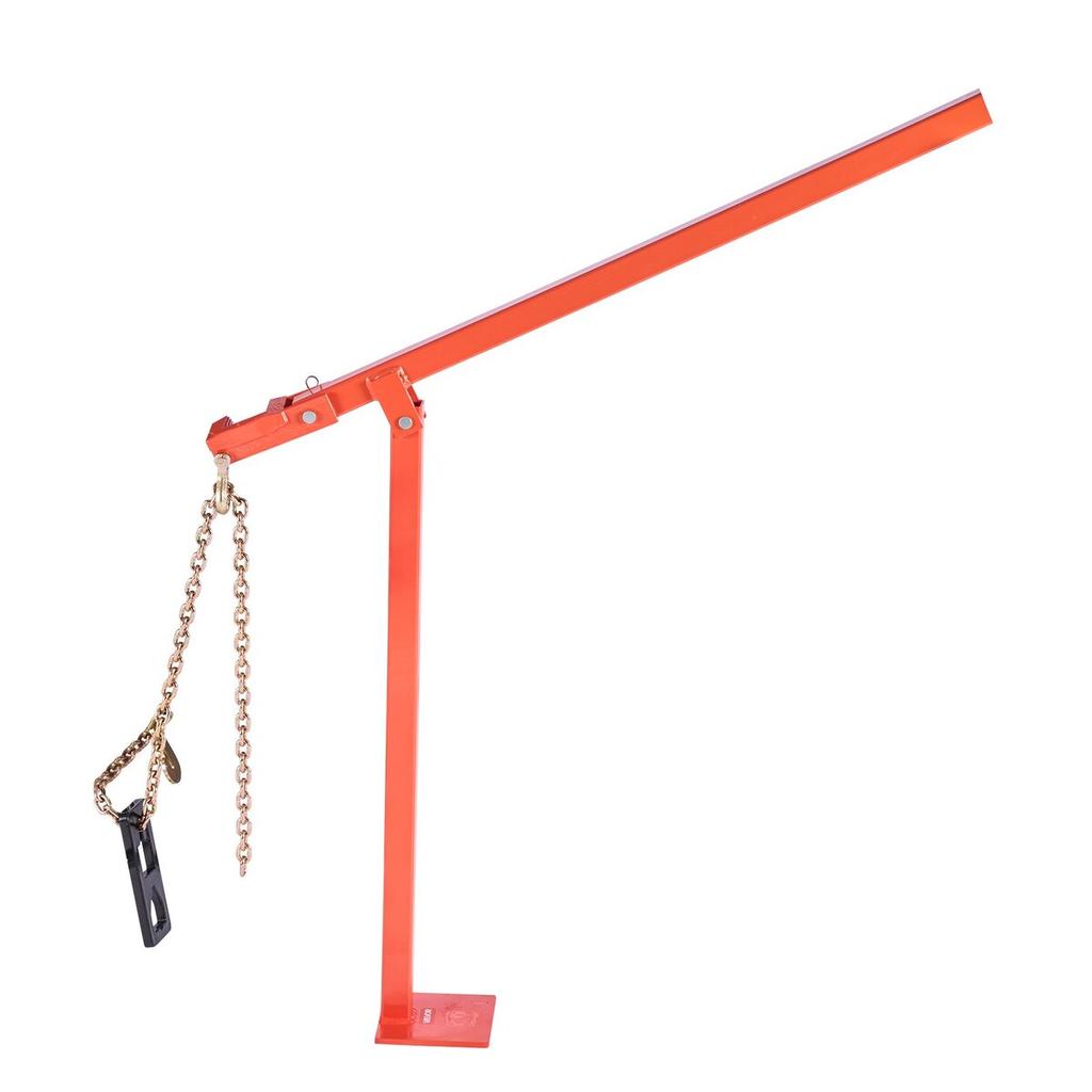 91.4 Cm T Post Puller, Heavy Duty Fence Post Pullers with Puller Plate & 119 Cm Lifting Chain, Labor-Saving T-Post Remover Tool for Round Fence Posts,