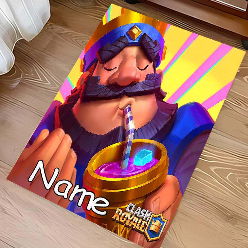 Custom Personalization Clash Royale Print Area Rug - Soft, Washable Non-Slip Indoor Mat,Living Room,Home&Office Decorative Rug