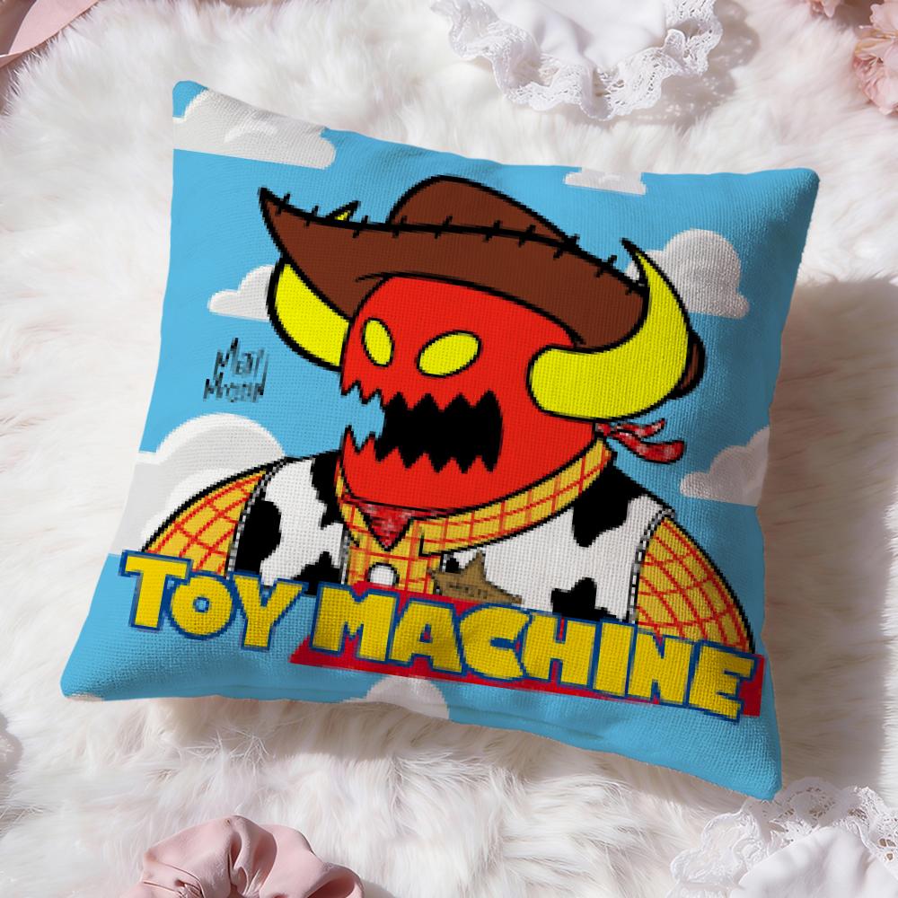 T-Toy MachineS Skate Cushion Cover Premium Comfort Reversible Pillow Cove -Two In One Design for Any Room & Car Interior