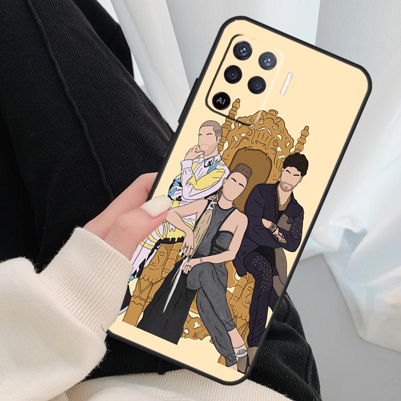 The Queen of Flow Case For Oppo A96 A76 A16 A60 A98 A58 A78 A18 A38 A80 A40 A77 A57 A17 A74 A54 A94 A15 A5 Pro