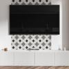 Aesthetic Vinyl Wall Covering with Print 120x60 Cm Geometric Tile Pattern