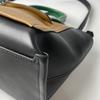 Used LongchampShoulder Bag black/Brown/Green Leather Women
