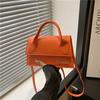 Street Style Pu Small Shoulder Bag With Car Stitching For Daily Use
