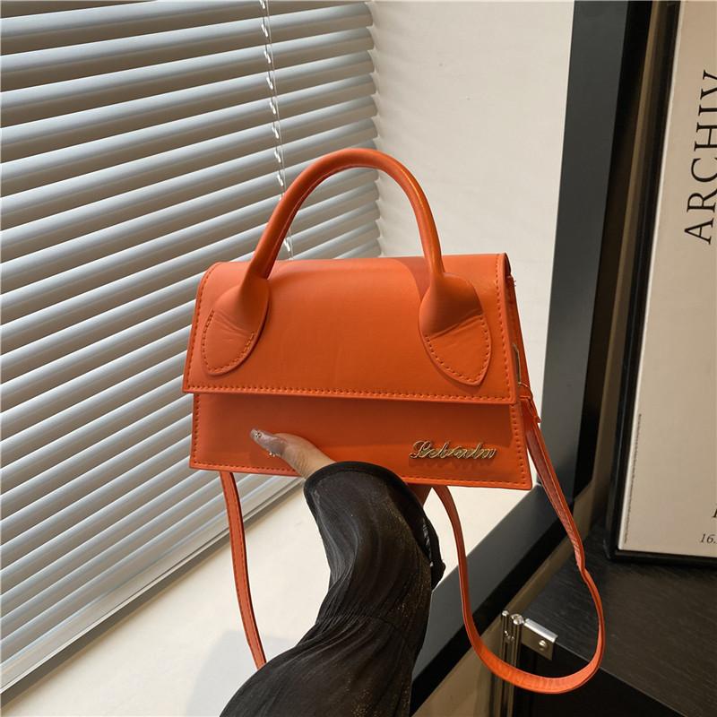 Street Style Pu Small Shoulder Bag With Car Stitching For Daily Use