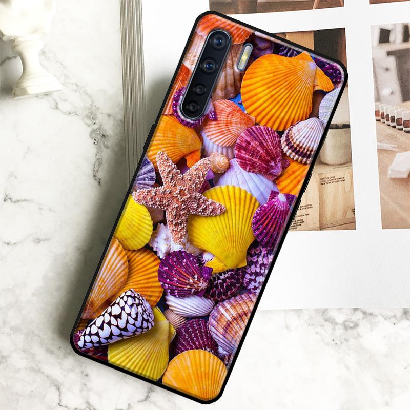 Sea Shells Case For Oppo A98 A78 A18 A38 A58 A40 A60 A80 A16 A76 A96 A17 A77 A74 A94 A54 A57S A15 Cover