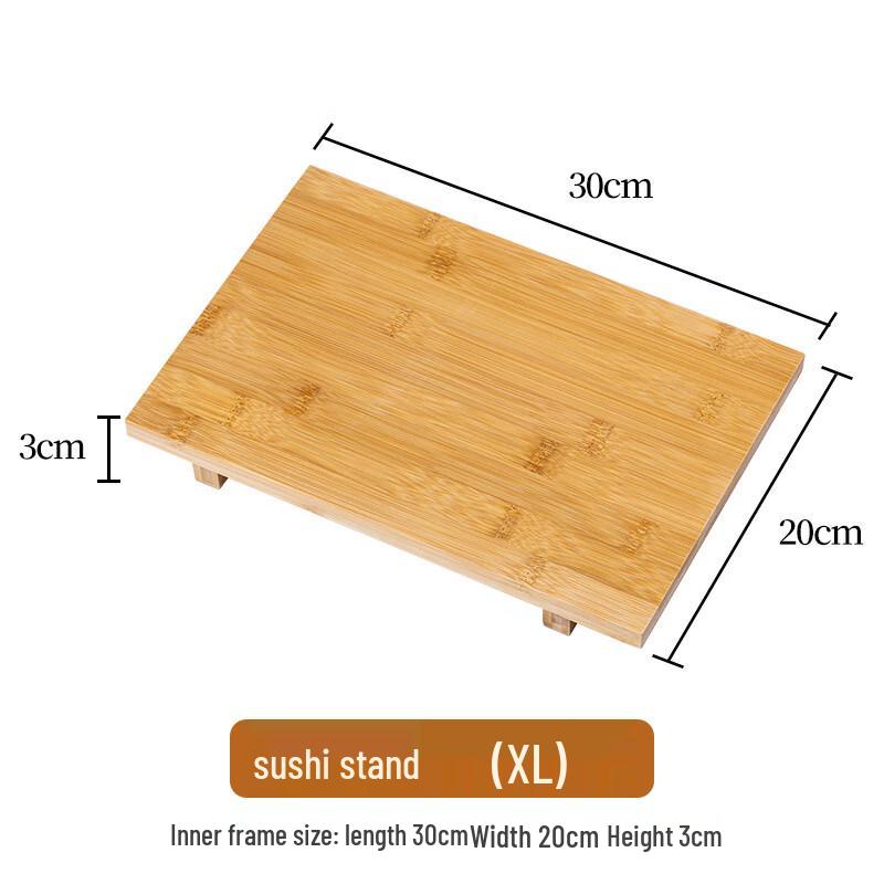 

ZISIZ Bamboo Wood Rectangular Serving Tray