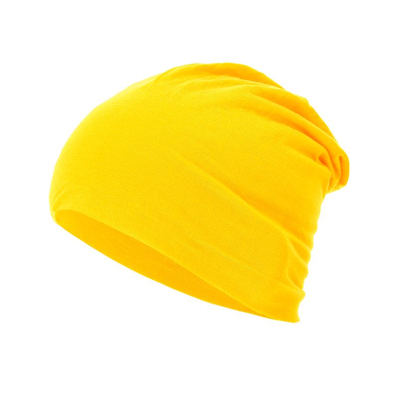 All-Season Knit Pile Hats: Solid Color, Double-Layer, Versatile Beanies for Comfort and Style