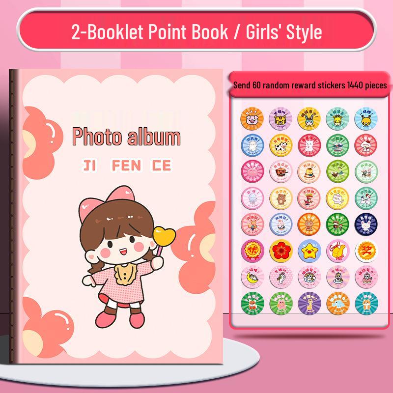 Kids Stamp Collection & Reward Book for Kindergarten and Elementary Students