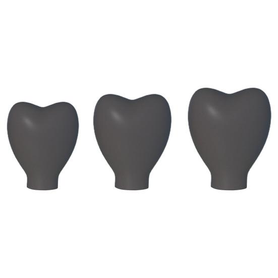 Covers Colored Heart Shape Soft Dustproof Silicone Sleeve Protect Bristles Portable Blush