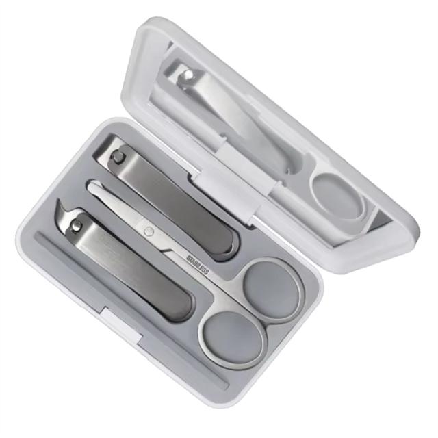7 Pcs Set Nail Clippers Manicure Pedicure Stainless Steel Portable Cutter Tool for Travel Kit