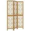 VidaXL Room Divider 3 Panels, Room Separator, Privacy Screen, Living Room Bedroom Screen, Brown Wood 358862