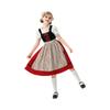Girls' Checkered Dress - Folk Festival Costume