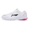 Li Ning Serie Thunder Entrenamiento Antideslizantes Duraderas Zapatillas de Bádminton de Caña Baja Unisex Blanco AYTS024-1