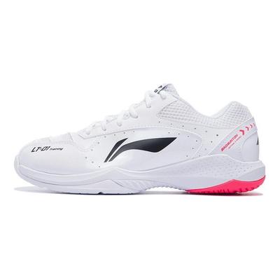 Li Ning Thunder Series Training Non-Slip Durable Low-Top Badminton Shoes Unisex Shoes White AYTS024-1