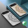 Fragrant Golden Mandala suitable for iPhone 17 Pro Max 16E 15 Pro 14 13 Plus 12 mini 11 XR Xs 7 8 16 Air black Glass Phone Case