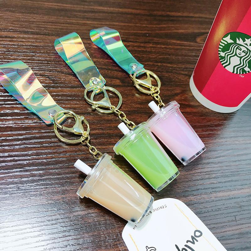 Milk Acrylic Lovely Tea Keychain Ideal For Parties And Day Valentines