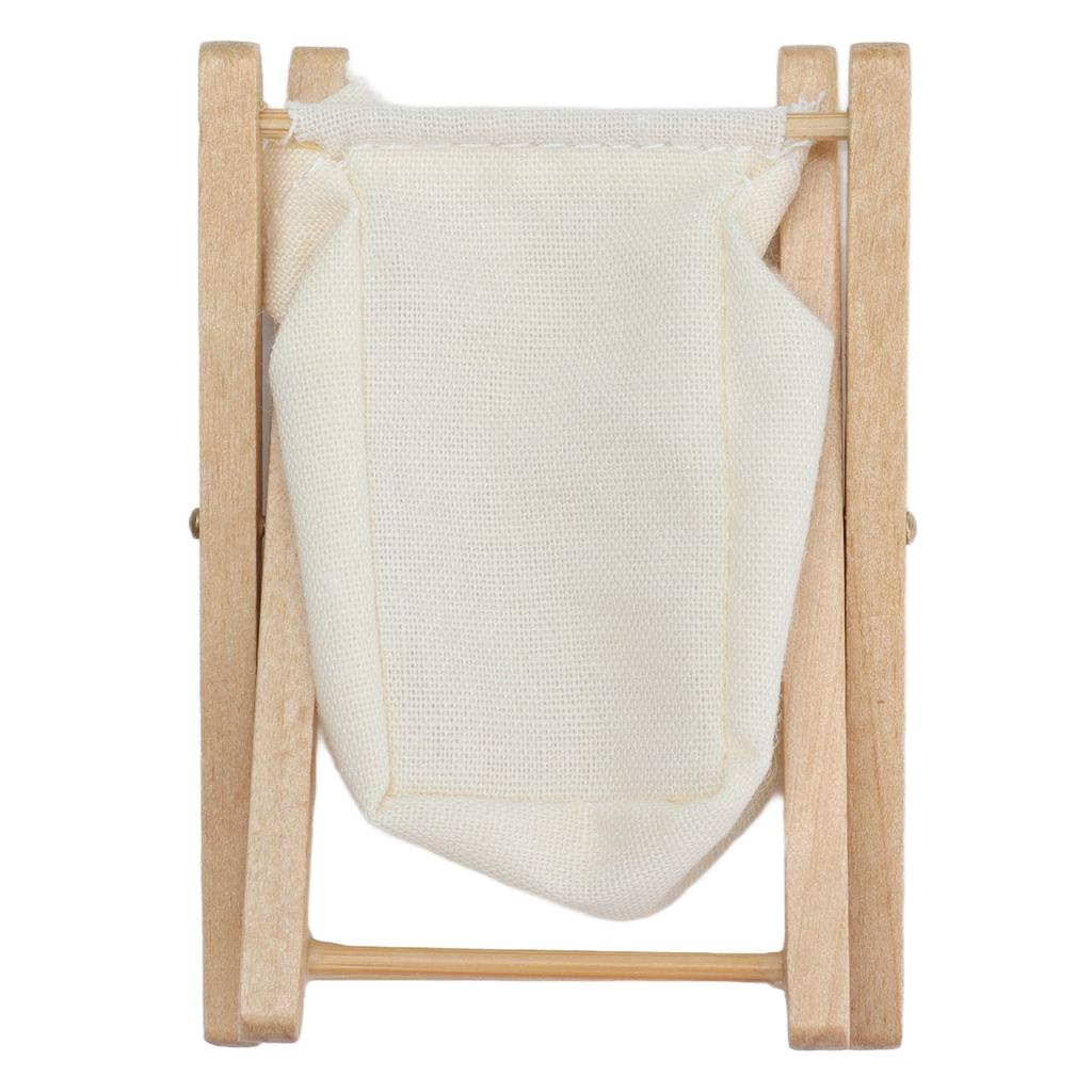 1:12 Doll House  ature Laundry Basket Folding Clothes Basket Doll House Accessory