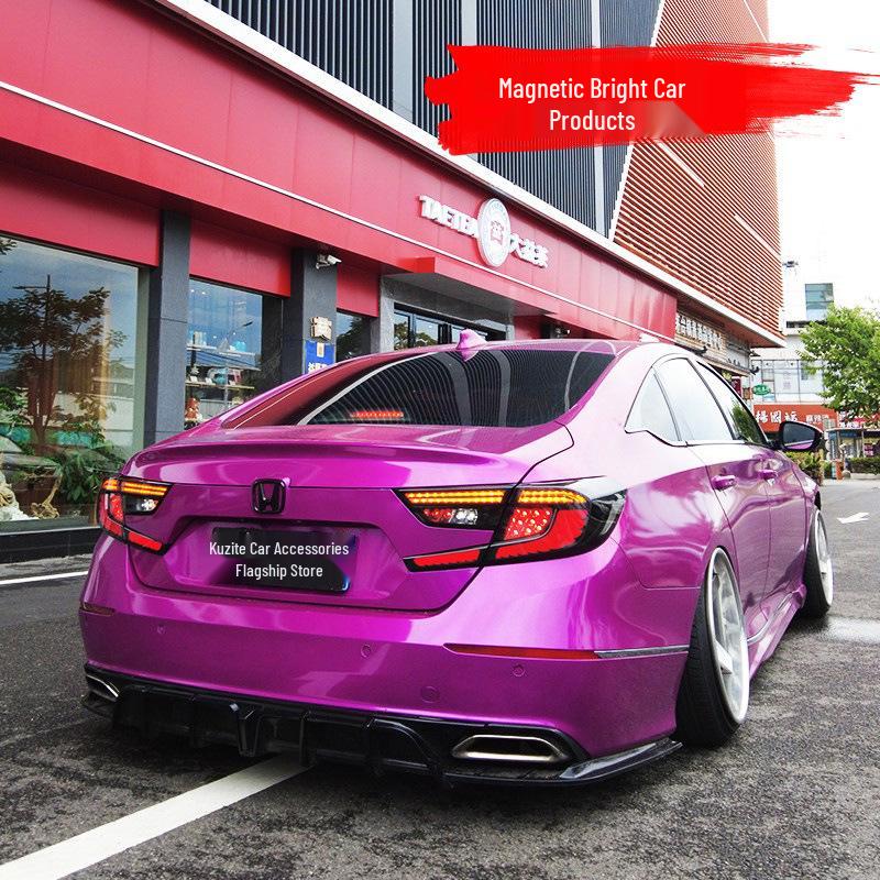 Honda Accord 10th Gen Dragon Scale LED Daytime Running Lights with Flowing Turn Signal & Double Reverse Rear Taillight Assembly