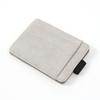 Basic Faux Leather Card Holder (Light Gray)