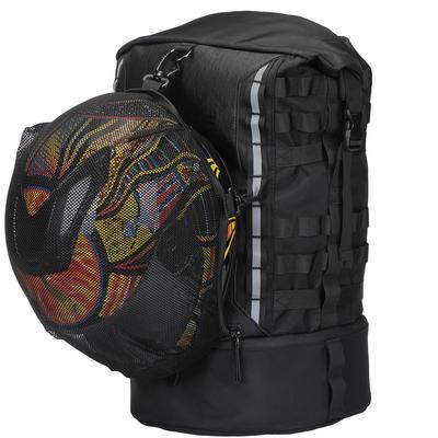 KEMIMOTO Seat Helmet Storage Seat Large Capacity Touring Water Sissy Bar Backrest Bike Rear Motorcycle Suitable for Most Motorcycles for Versatility