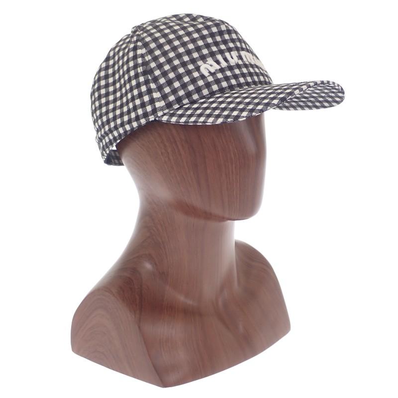 MIUMIU 5HC179 2B4L F0967 cap black silk Women