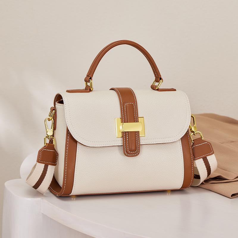 

Mrs. Qiao Handbag for Women 2025 New Luxury Crossbody Bag for Ladies Mom Bag Elegant High-end Genuine Leather Women s Bag Long25CM、Wide10.5CM、 бежевый