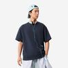 Li-Ning Comfortable Casual Simple Moisture-Wicking Printed Drop-Shoulder Loose Short Sleeve T-Shirt Unisex Tops Deep-Dark-Blue AHSV177-4