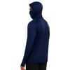 Zomer Kleding voor Mannen met Capuchon en Gezichtsbescherming, Duimgaten, Mesh Paneel, Casual Sport Shirt voor Hardlopen en Fietsen