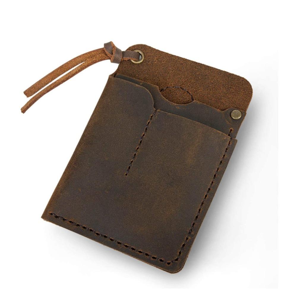 

Черный/Коричневый Кожаный EDC Органайзер Натуральная Кожа EDC Подсумок Карман Подсумок для Инструментов для Улицы Фонарик коричневый