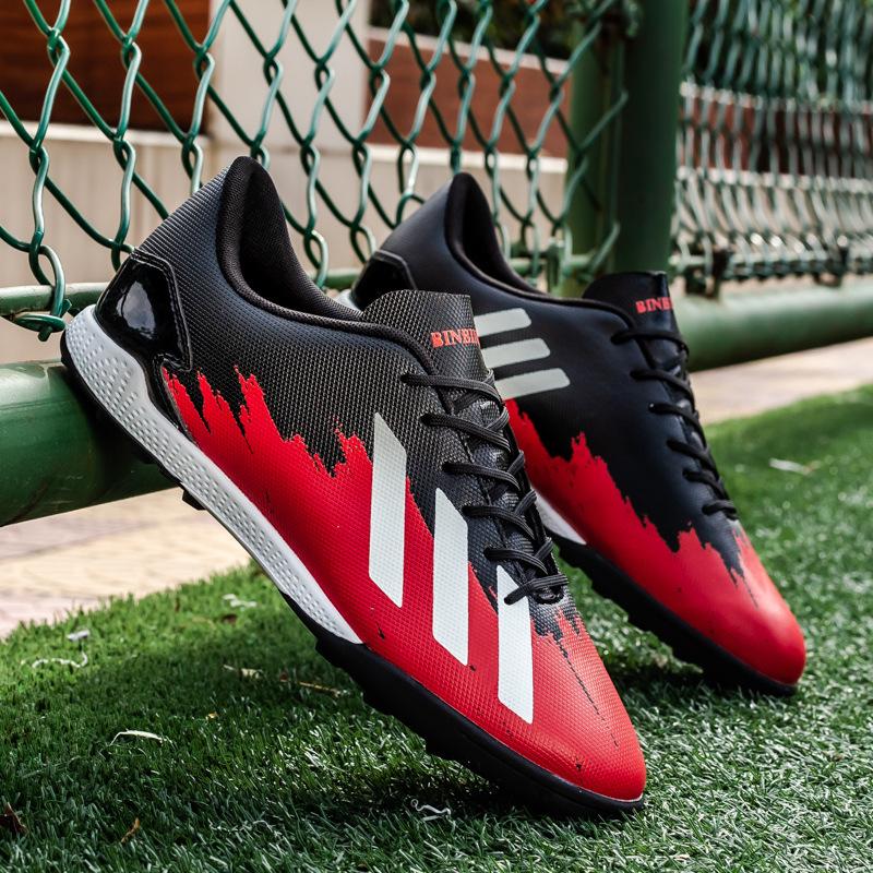 Ghete de fotbal Jinjiang pentru bărbați și femei, TF, unghii sparte, adulți, AG, unghii lungi, tineret, iarbă, pantofi de antrenament pentru studenți și băieți