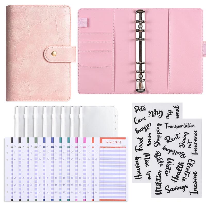 A5 Large Capacity Removable Loose-Leaf Notebook: Simple Design for Students