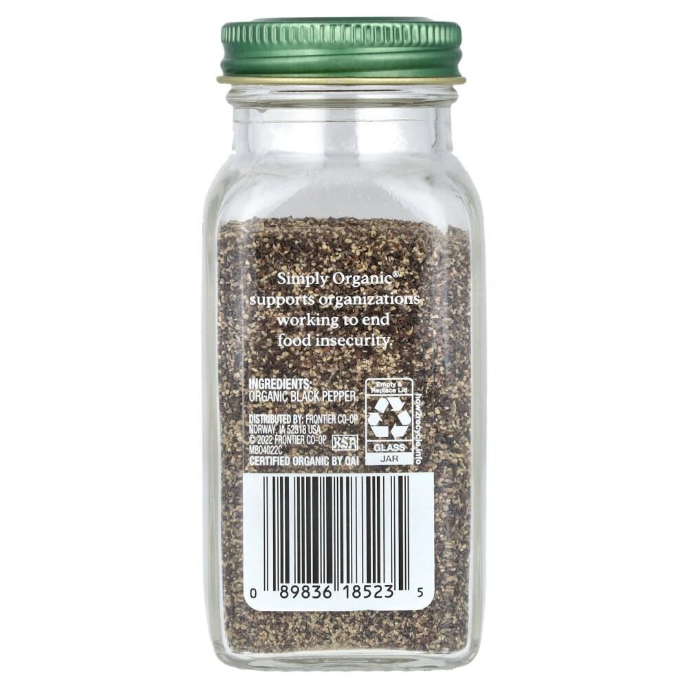 Simply Organic Pepper, 65g (2.31 Oz)