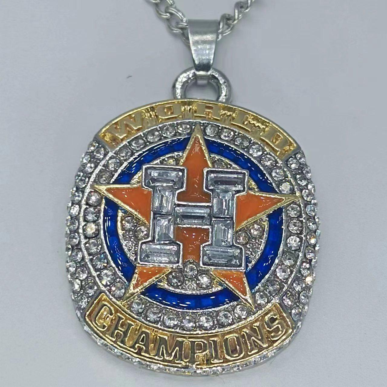 Houston Astros 2022 Championship Ring Necklace Pendant - New Baseball Style Hot Item One Size