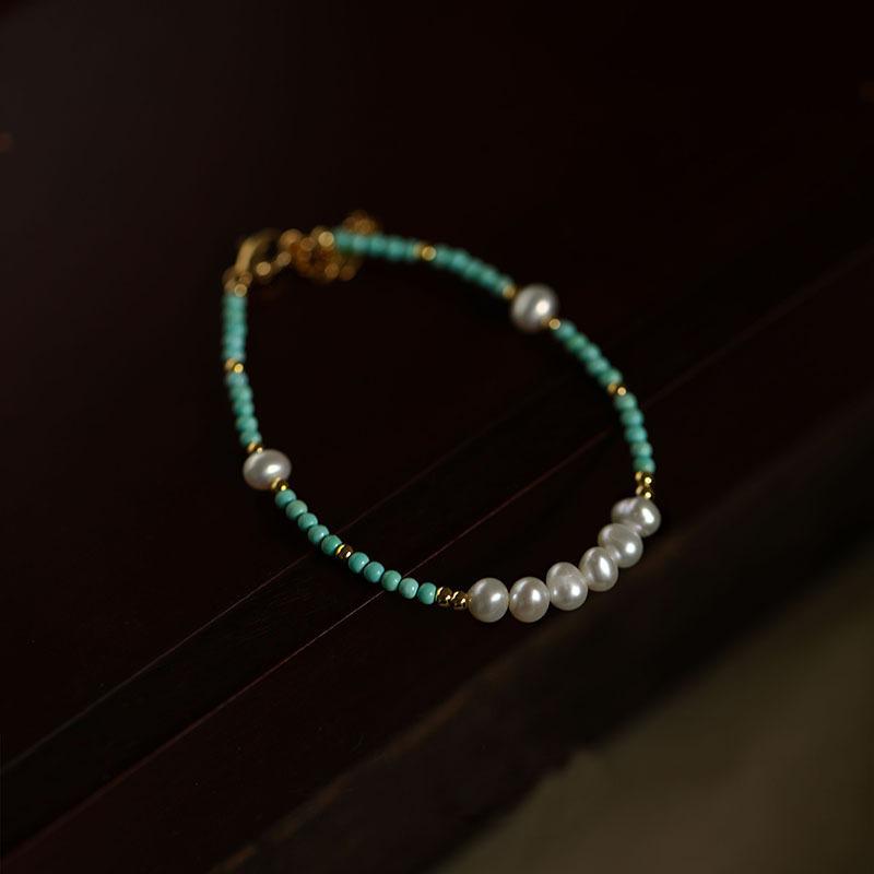 New Chinese Style Minimalist Temperament Patchwork Bracelet for Women
