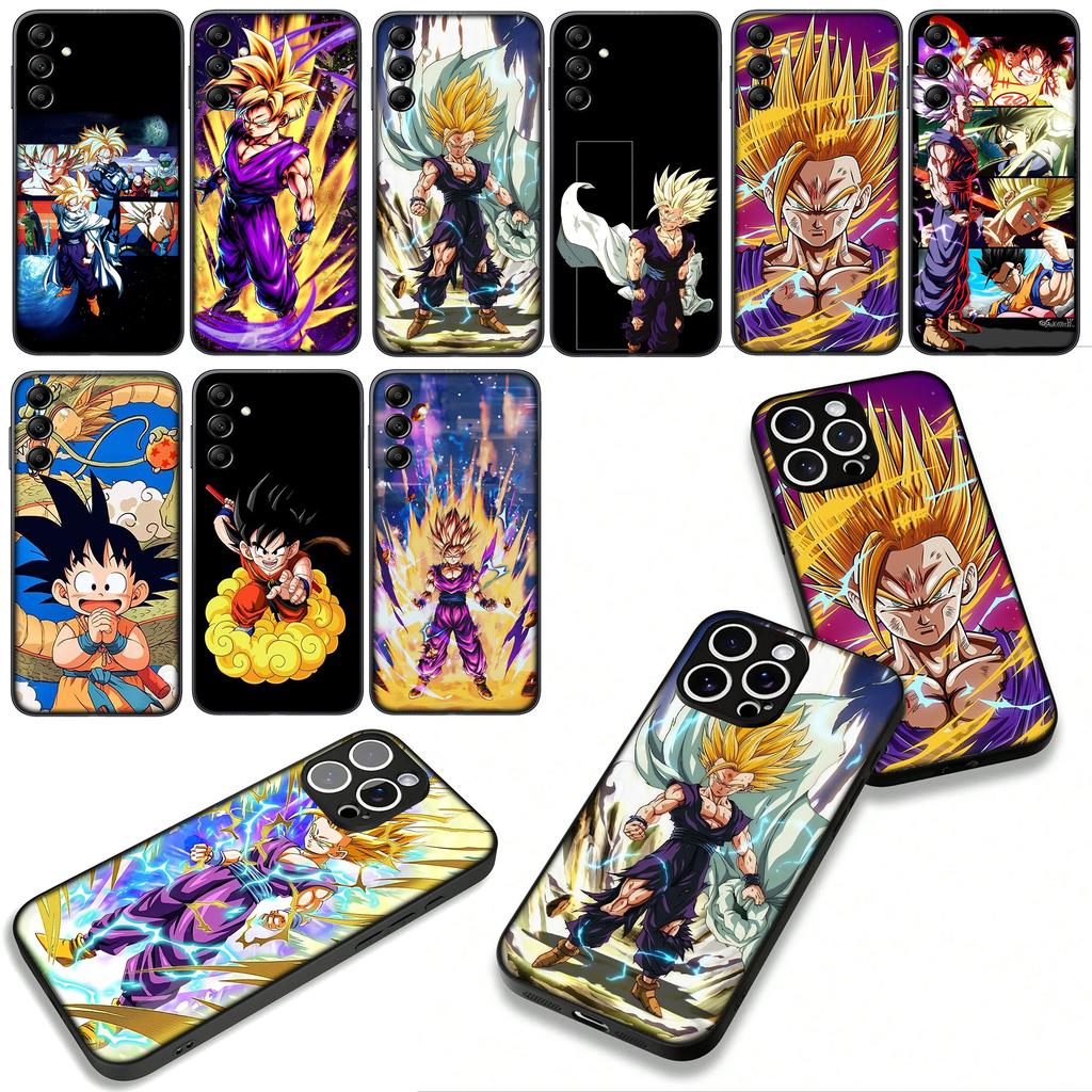Dragon Son Gohan Goku Ball Phone Cover Case for Apple iPhone 16 15 14 Plus 13 12 Mini 17 Pro Max + ProMax 16E Air 16+ Casing