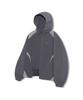 STANDARDERROR 87-Stan267 Nylon Shoulder Track Color Block Curved Hood Windbreaker Khaki
