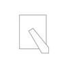Cadre Photo - WALTHER - YA318W - 13x18 cm - Bois - Blanc et naturel