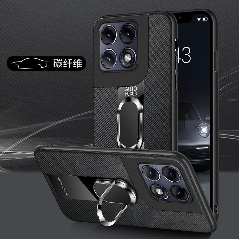 Custodia di Lusso in Pelle di Pecora per Motorola Signature Edge 70 Pro Fusion+ Ultra 60 s 50 G67 G57 Power G86 G56 Copertura con Supporto ad Anello Magnetico