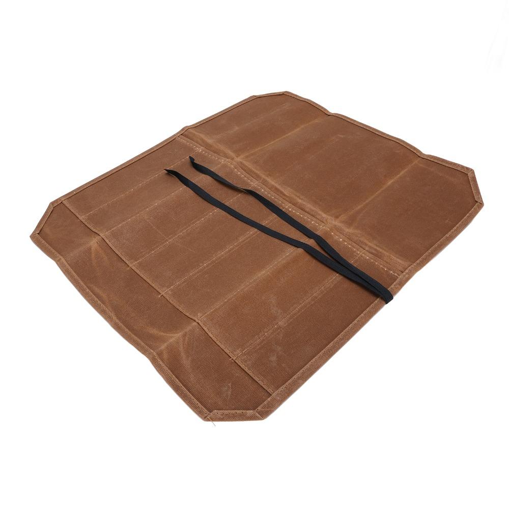 Waterproof Knife Roll Bag 7 Slots Knife Carrier Case Stylish Knife Storage Bag Outdoor Camping