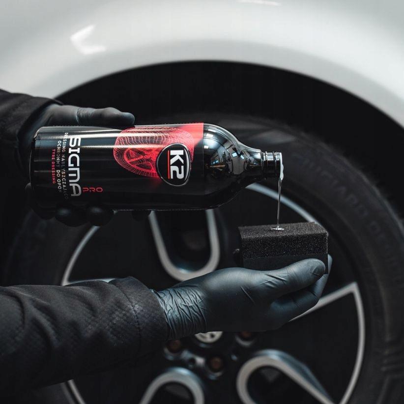 K2 Sigma Pro 1L Dressing Nabłyszcza Pielęgnuje Czernidło Do Opon Plastików