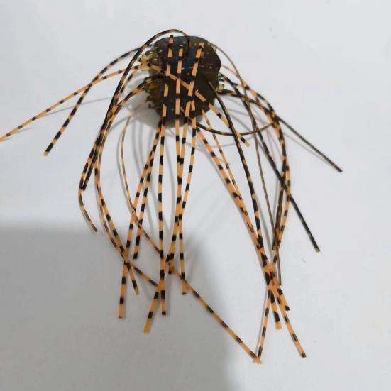 10 ks 1,4 cm/4 g Měkká kostka nástraha se sukýnkou Pomalu potápivá Barevná PVC Umělá kostka nástraha Sladkovodní Slanovodní Okoun Sumec Rybářské příslušenství