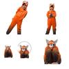 Hoge kwaliteit Turning Red Kinder Panda Kostuum Voor Mei Fans