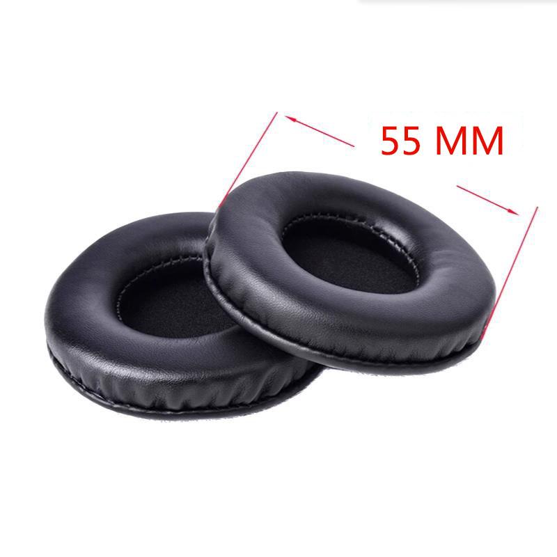 Coussinets d'oreille pour casques Housse Éponge Cuir Mousse Coussin 40mm 50mm 55mm 60mm 65mm 70mm 75mm 80mm 85mm 90 95 100 105mm 110mm