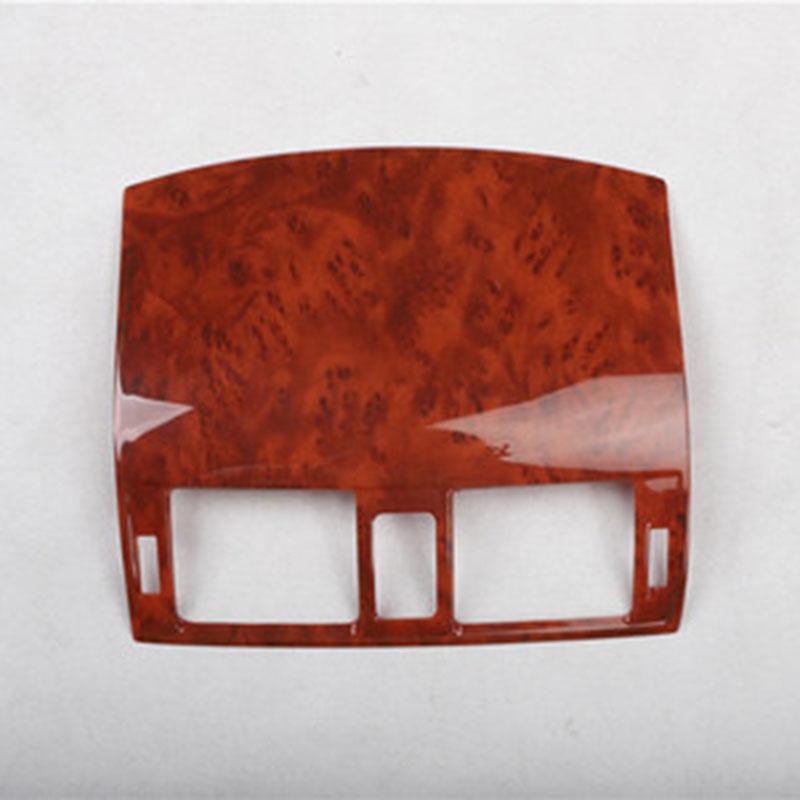 Interior Wooden Color Trim Center Console Cover Window Control Panel Moulding Trim Accessories For Toyota Corolla 2007-2013