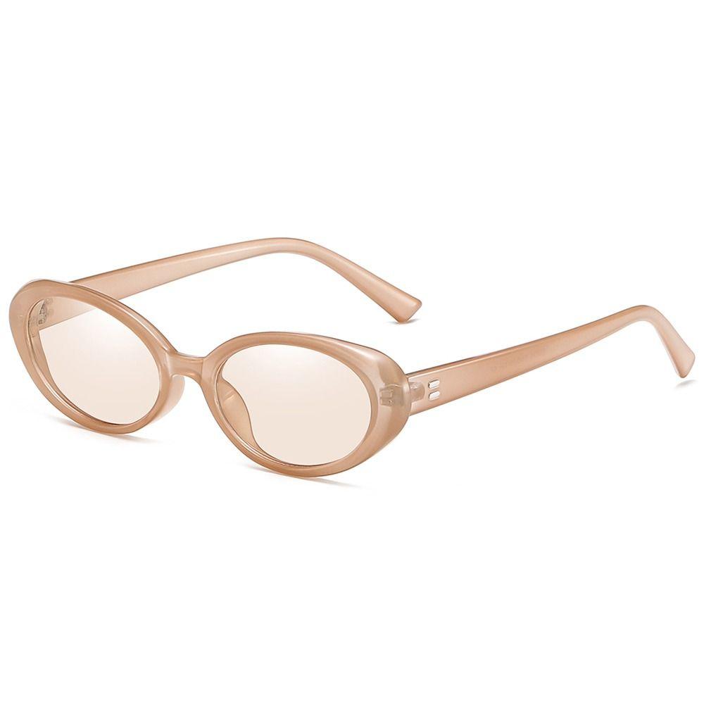 Retro Vintage Style Oval Sunglasses UV400 Protection Y2K Small Oval Sun Glasses Aesthetic Accessories for Women & Men