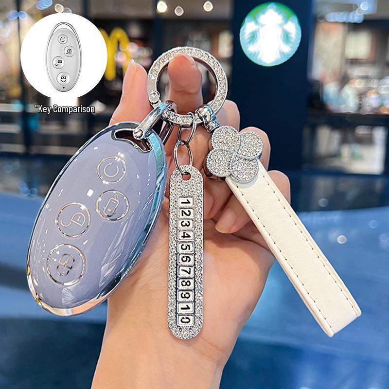 BYD Song Max/Yuan/Qin Pro/EV360/S7 Klasický kryt klíče od auta s přezkou.