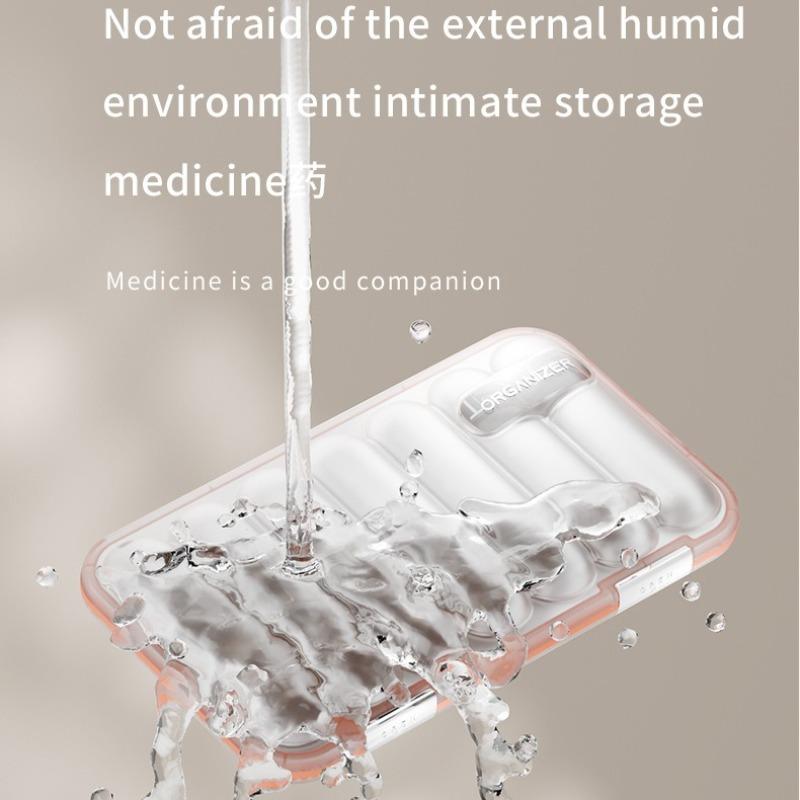 21/28 Grids Pill Box Large Capacity Pill Container Medicine Storage Box Weekly Vitamin Organizer Plastic Moisture Resistant