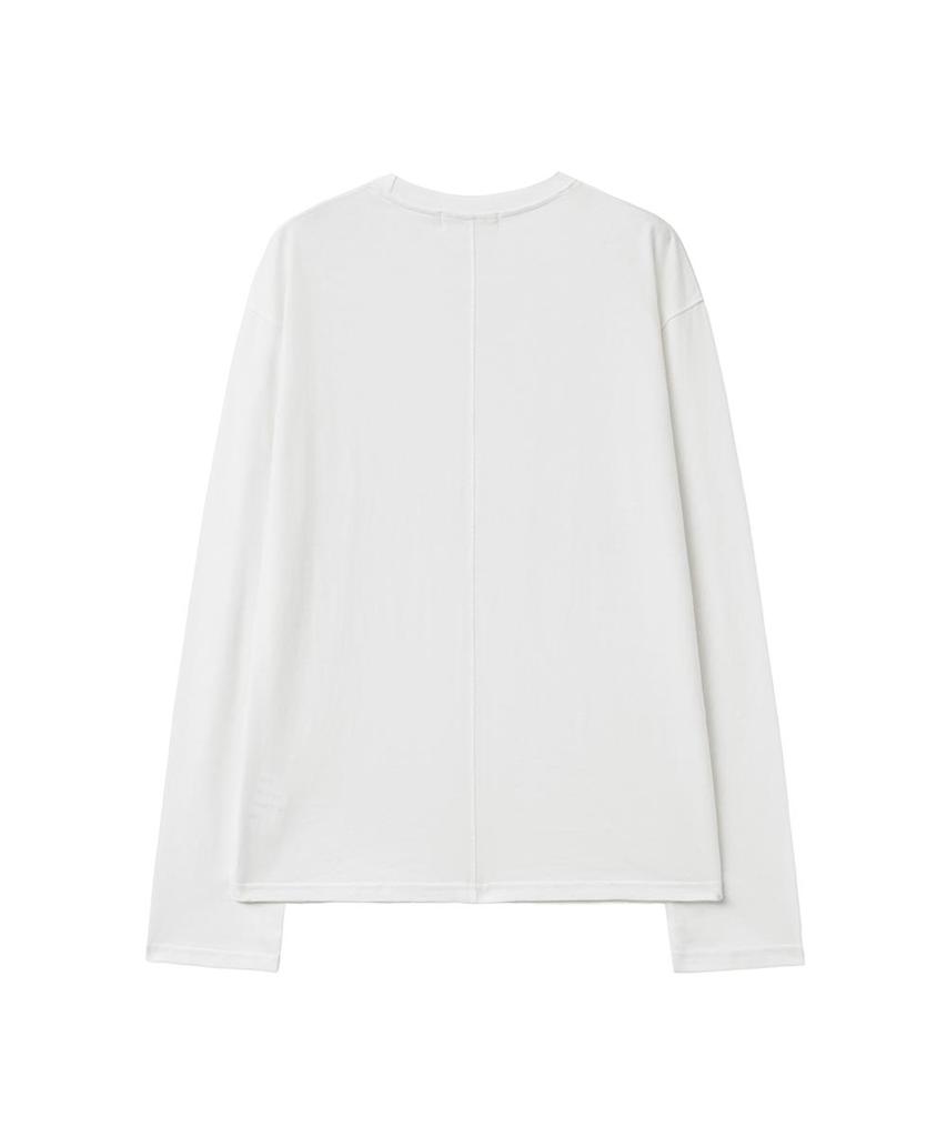 MISEKISEOUL MEN Post Card Long Sleeve Ivory