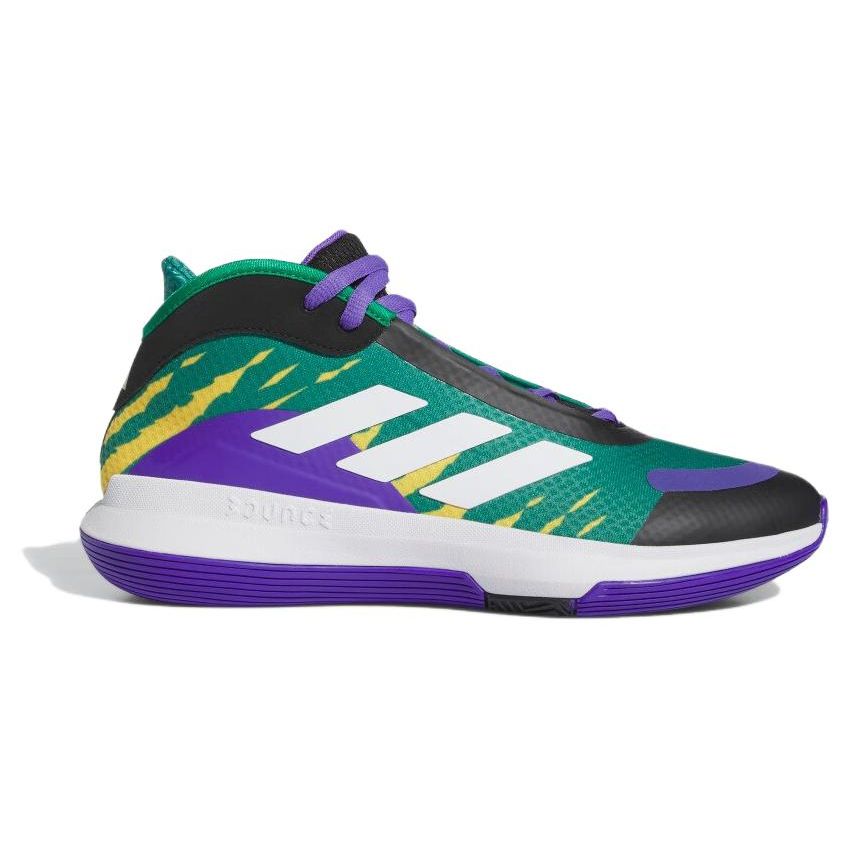Adidas Bounce Legends Round Toe Lace-Up Non-Slip Low-Top Basketball Shoes Unisex sneaker Green IF3823